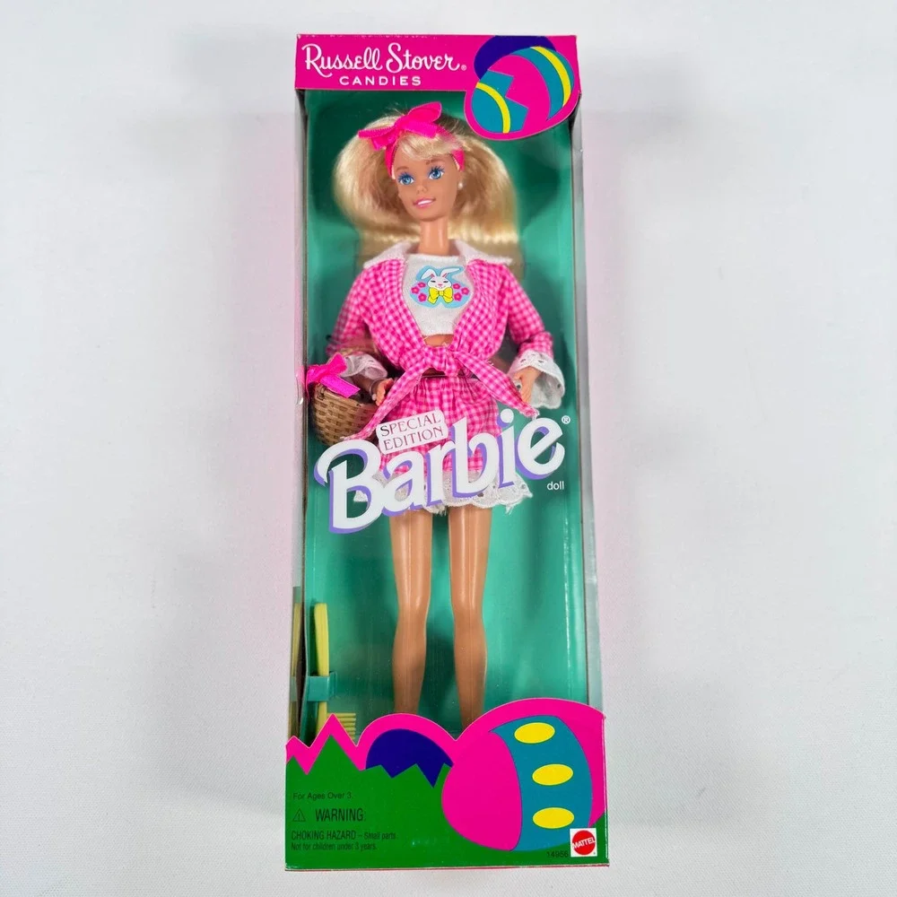 Vintage 1995 Russell Stover Candies Special Edition Barbie Doll Easter 14956 NIB